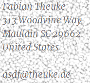 Fabian Theuke, Mauldin, SC